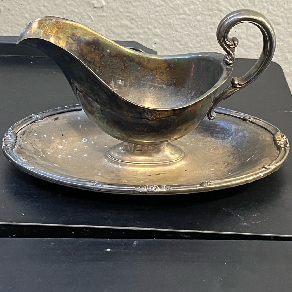 Vintage milk pouring utensil